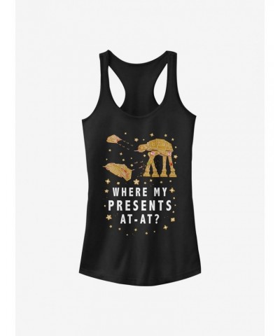 Star Wars Gingerbread At-At Girls Tank $5.98 Tanks