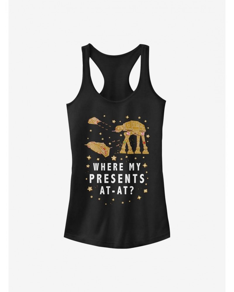 Star Wars Gingerbread At-At Girls Tank $5.98 Tanks