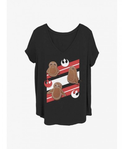 Star Wars: The Last Jedi Ginger Porgs Girls T-Shirt Plus Size $9.02 T-Shirts