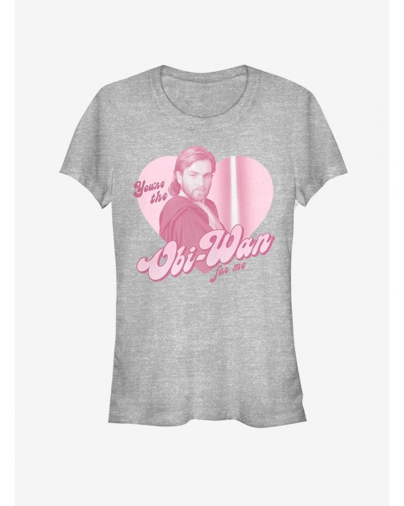 Star Wars You're The Obi-Wan For Me Valentine Girls T-Shirt $6.63 T-Shirts