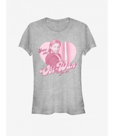 Star Wars You're The Obi-Wan For Me Valentine Girls T-Shirt $6.63 T-Shirts