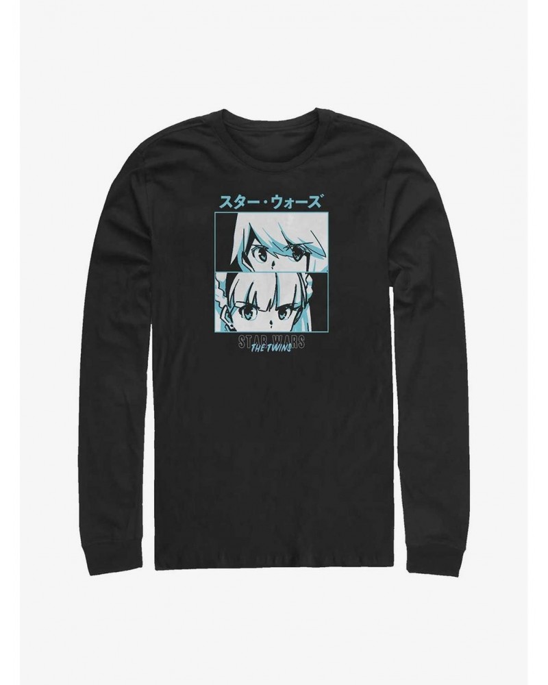 Star Wars: Visions The Twins Face-Off Long-Sleeve T-Shirt $12.63 T-Shirts