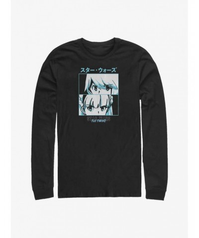 Star Wars: Visions The Twins Face-Off Long-Sleeve T-Shirt $12.63 T-Shirts