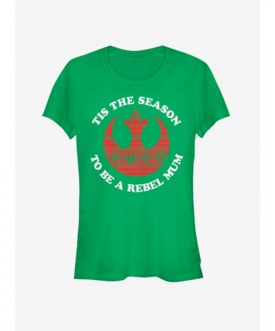 Star Wars Rebel Mum Christmas Girls T-Shirt $5.99 T-Shirts