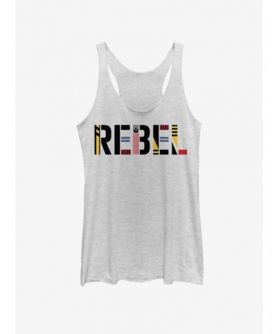 Star Wars: The Rise of Skywalker Rebel Simple Girls Tank $8.70 Tanks