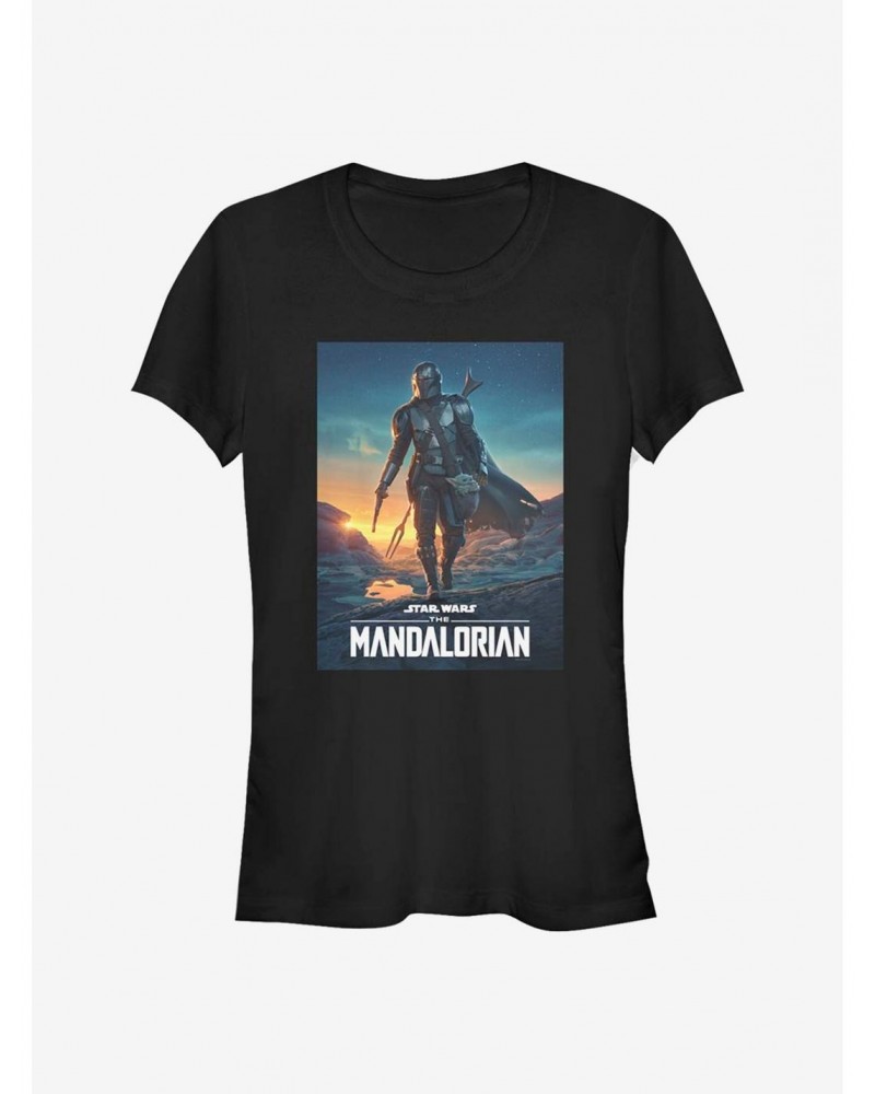 Star Wars The Mandalorian Poster Girls T-Shirt $7.12 T-Shirts