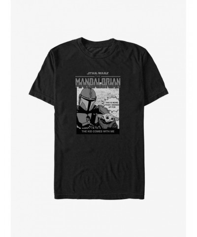 Star Wars The Mandalorian The Kid Comes With Me Big & Tall T-Shirt $11.72 T-Shirts