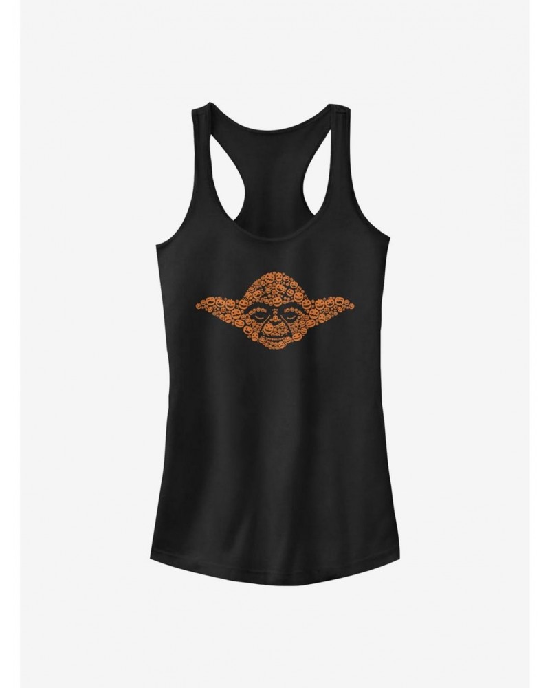 Star Wars Yoda Pumpkins Girls Tank $7.57 Tanks