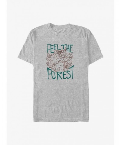 Star Wars Ewok Feel The Forest T-Shirt $7.77 T-Shirts