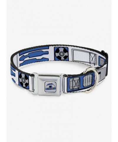 Star Wars R2D2 Bounding Parts Seatbelt Buckle Dog Collar $11.95 Pet Collars