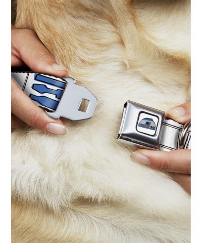 Star Wars R2D2 Bounding Parts Seatbelt Buckle Dog Collar $11.95 Pet Collars