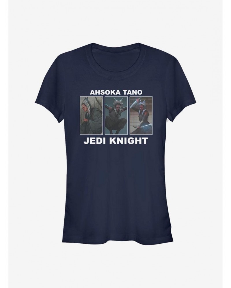 Star Wars The Mandalorian Ahsoka Tano Jedi Knight Girls T-Shirt $7.93 T-Shirts