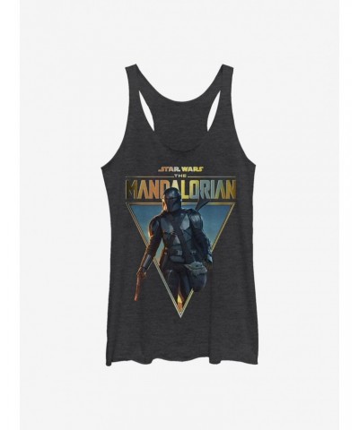 Star Wars The Mandalorian Mando And The Child Poster Girls Tank $8.29 Tanks