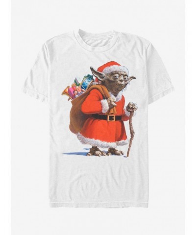 Star Wars Christmas Santa Yoda T-Shirt $5.28 T-Shirts