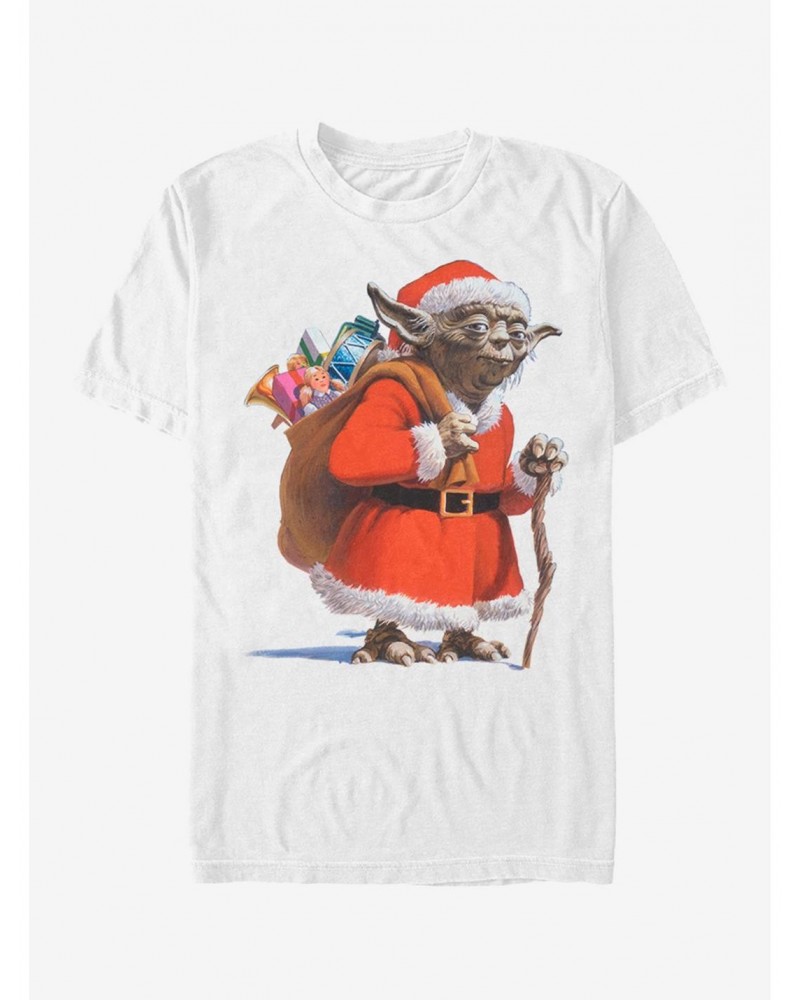 Star Wars Christmas Santa Yoda T-Shirt $5.28 T-Shirts