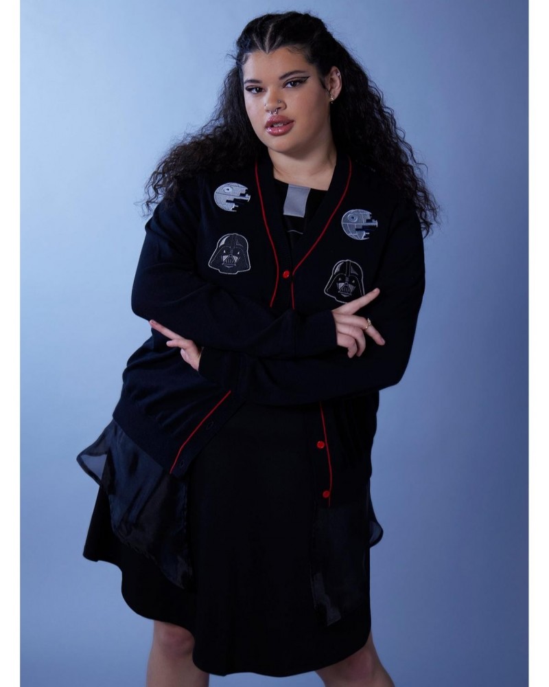 Her Universe Star Wars Icons Girls Cardigan Plus Size $19.76 Cardigans