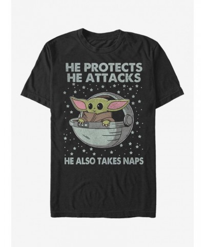 Extra Soft Star Wars The Mandalorian Naps T-Shirt $7.70 T-Shirts