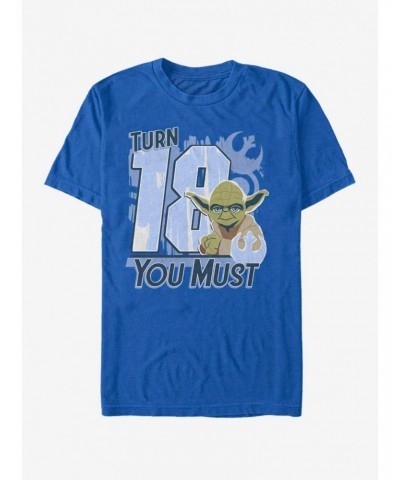 Star Wars Turn 18 You Must T-Shirt $5.59 T-Shirts