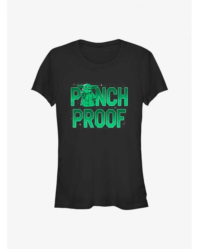 Star Wars The Mandalorian The Child Pinch Proof Girls T-Shirt $6.15 T-Shirts