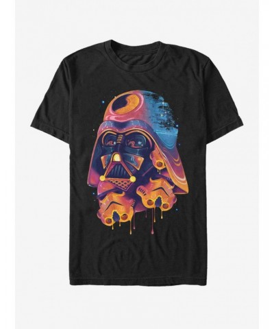 Star Wars Color Melted Vader T-Shirt $7.30 T-Shirts