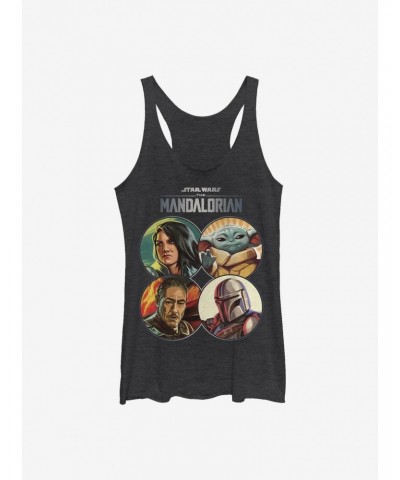 Star Wars The Mandalorian Main Crew Coins Girls Tank $9.95 Tanks