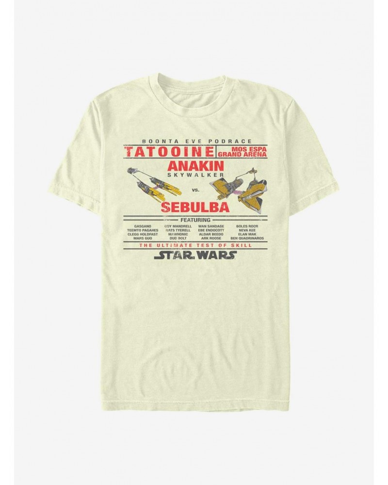 Star Wars Anakin VS. Sebulba T-Shirt $6.37 T-Shirts