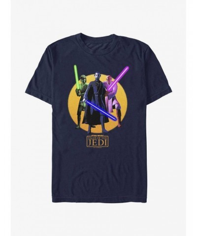 Star Wars: Tales of the Jedi Count Dooku, Qui-Gon Jinn, and Mace Windu T-Shirt $5.28 T-Shirts