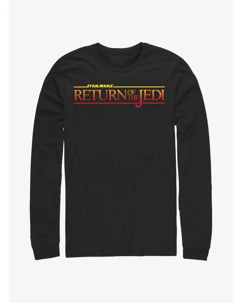 Star Wars Return of the Jedi 40th Anniversary Logo Long-Sleeve T-Shirt $10.53 T-Shirts