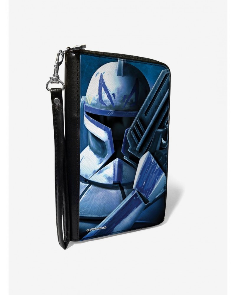 Star Wars the Clone Wars Clone Captain Rex Zip Around Wallet $11.52 Wallets