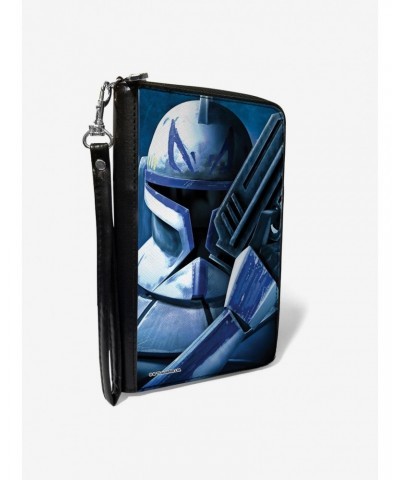 Star Wars the Clone Wars Clone Captain Rex Zip Around Wallet $11.52 Wallets