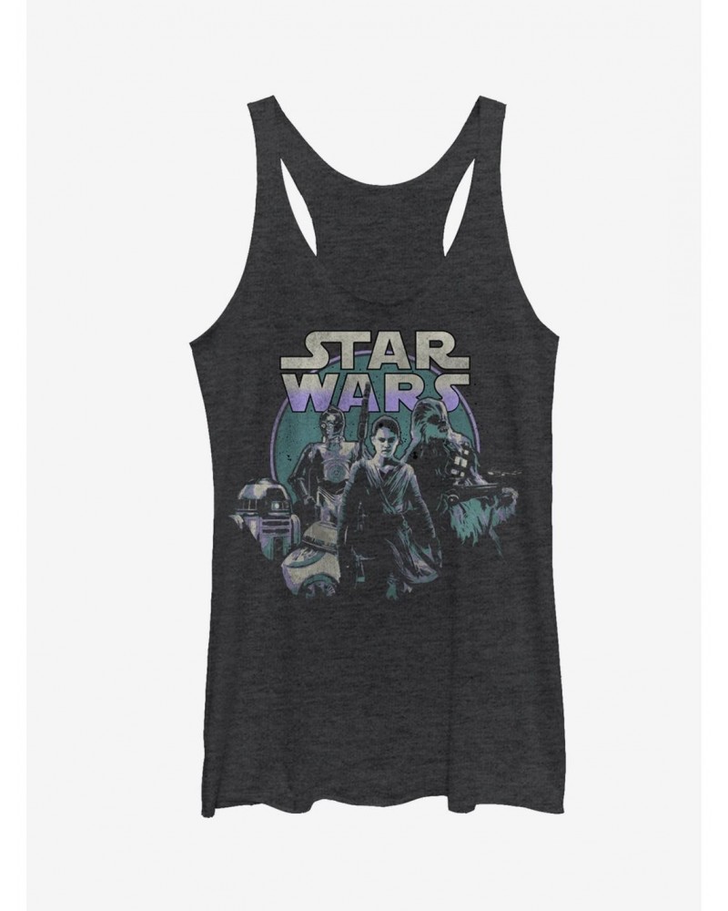 Star Wars Episode VII Rey and Droids Girls Tanks $6.22 Tanks