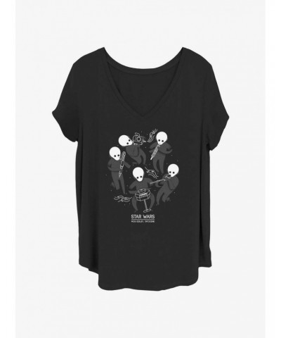 Star Wars Cantina Band Girls T-Shirt Plus Size $8.32 T-Shirts