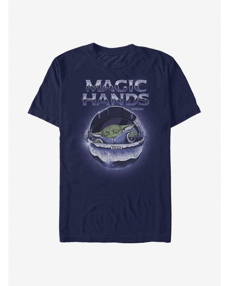 Star Wars The Mandalorian The Child Magic Hands T-Shirt $4.81 T-Shirts