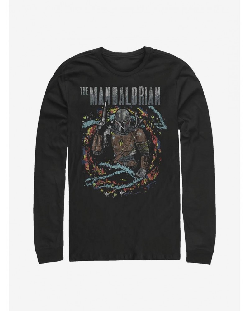 Star Wars The Mandalorian Brutal Surroundings Long-Sleeve T-Shirt $11.58 T-Shirts