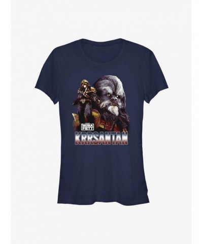 Star Wars The Book Of Boba Fett Double Krrsantan Girls T-Shirt $5.82 T-Shirts