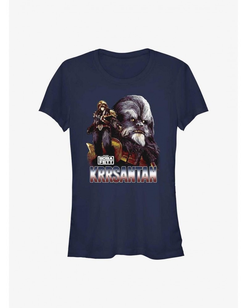 Star Wars The Book Of Boba Fett Double Krrsantan Girls T-Shirt $5.82 T-Shirts