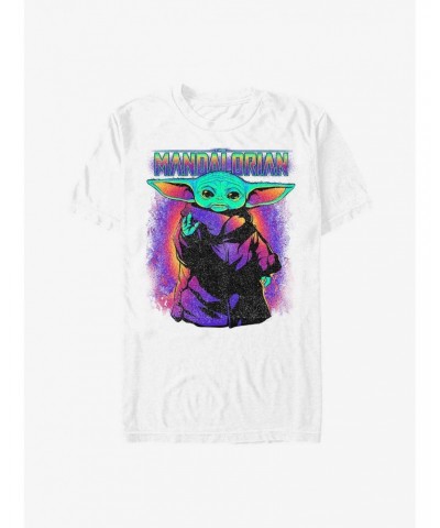 Star Wars The Mandalorian Neon Child T-Shirt $6.52 T-Shirts