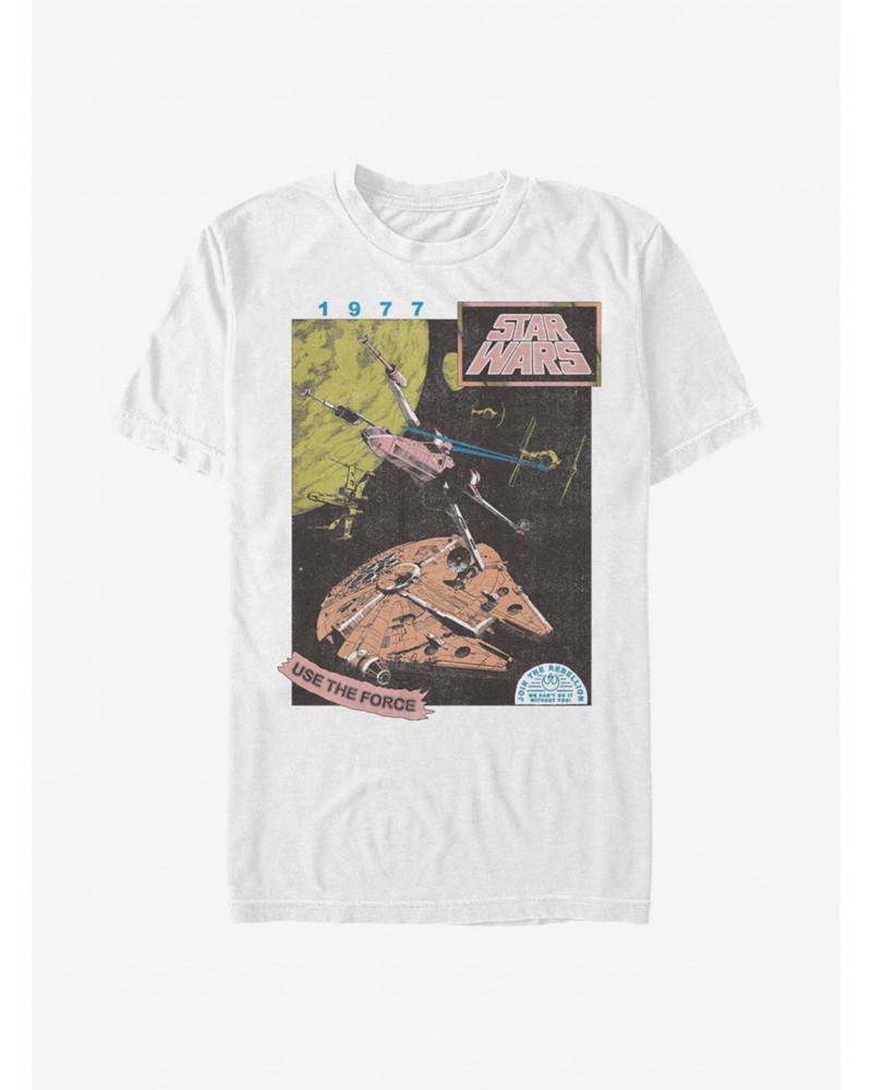 Star Wars 1977 Vintage Space Fighters T-Shirt $6.68 T-Shirts