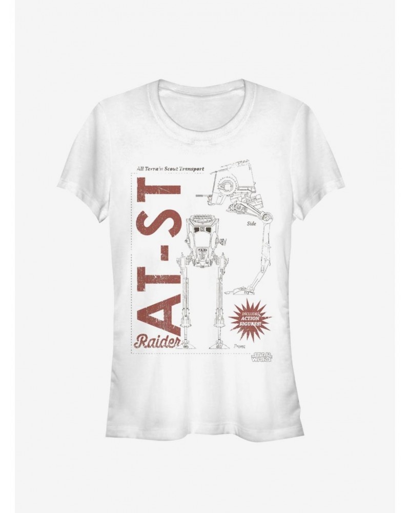 Star Wars The Mandalorian AT-ST Raider Girls T-Shirt $6.80 T-Shirts