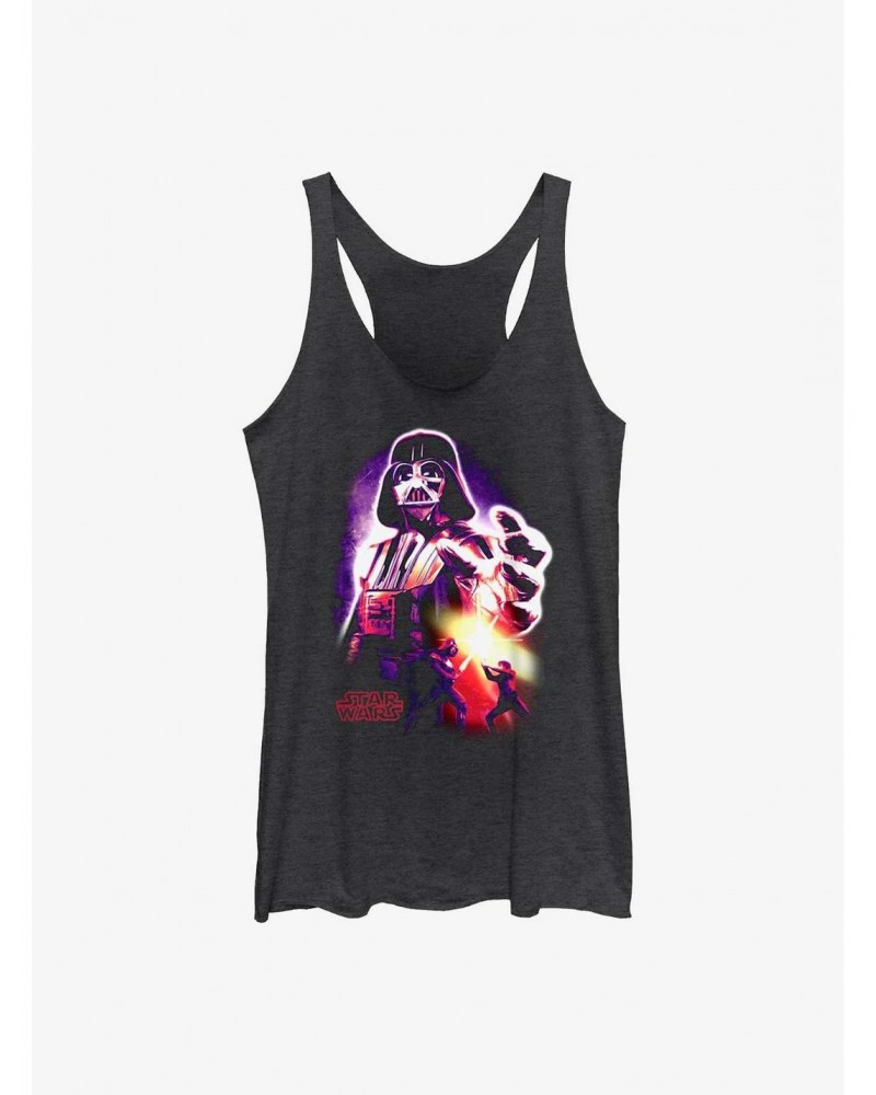 Star Wars Neon Vader Girls Tank $6.63 Tanks