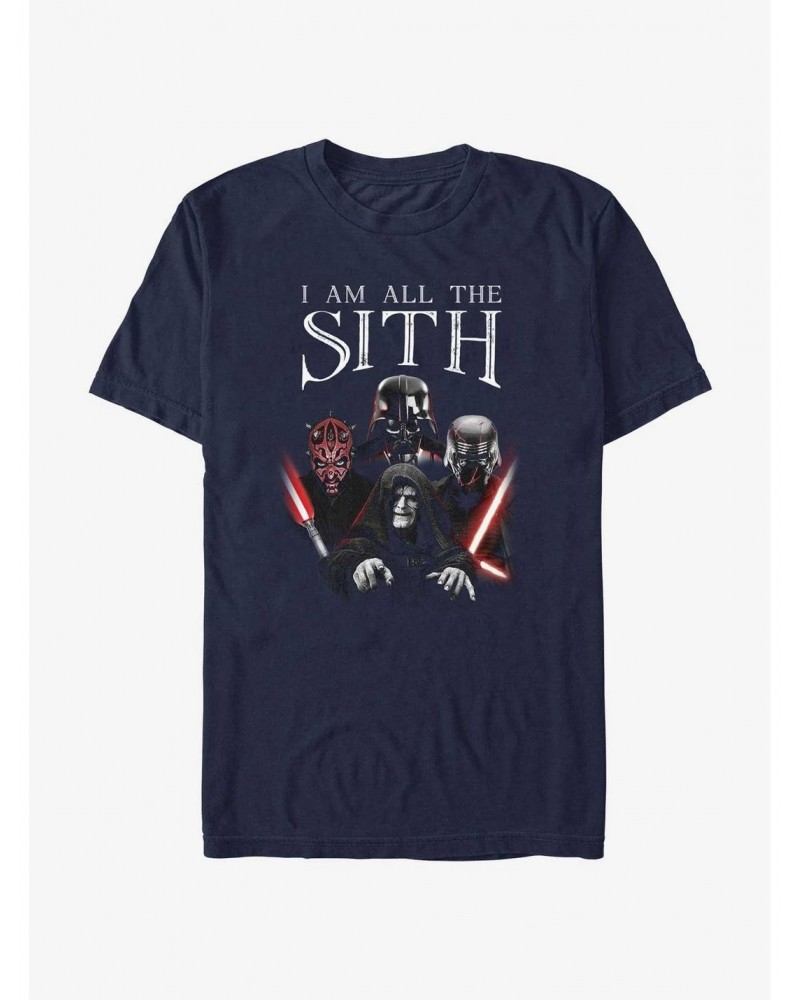 Star Wars All The Sith T-Shirt $6.52 T-Shirts