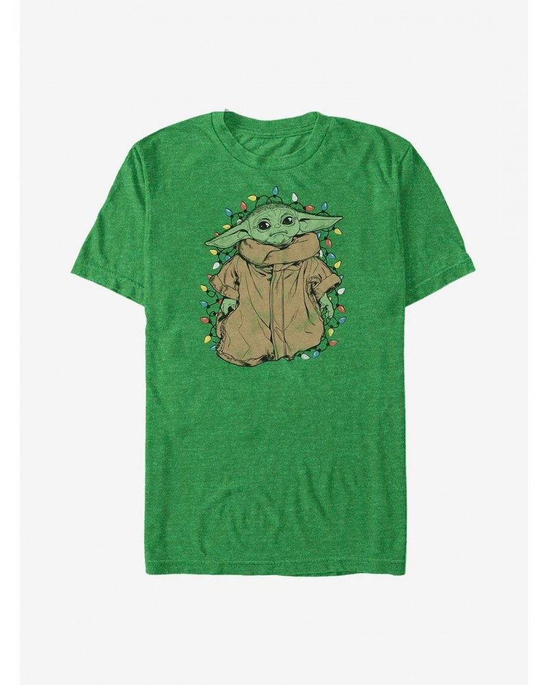 Star Wars The Mandalorian The Child Tangled T-Shirt $5.44 T-Shirts