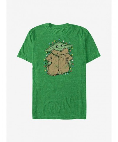 Star Wars The Mandalorian The Child Tangled T-Shirt $5.44 T-Shirts