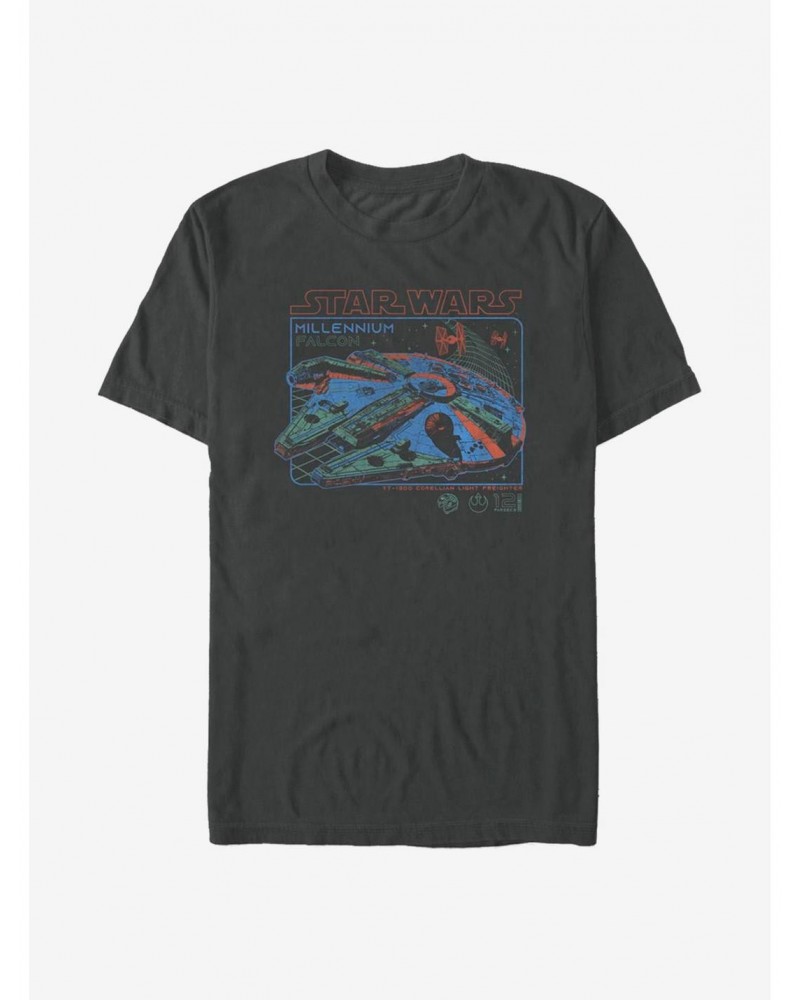 Star Wars Millennium Blue Print T-Shirt $6.83 T-Shirts