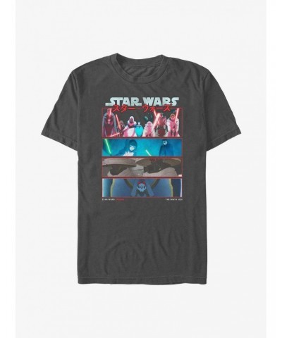 Star Wars: Visions The Ninth Jedi Stack T-Shirt $6.52 T-Shirts