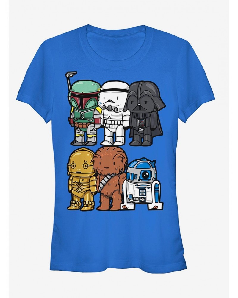 Star Wars Cartoon Characters Girls T-Shirt $6.15 T-Shirts