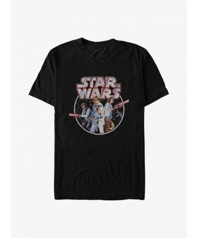 Star Wars Vintage Group Big & Tall T-Shirt $11.24 T-Shirts