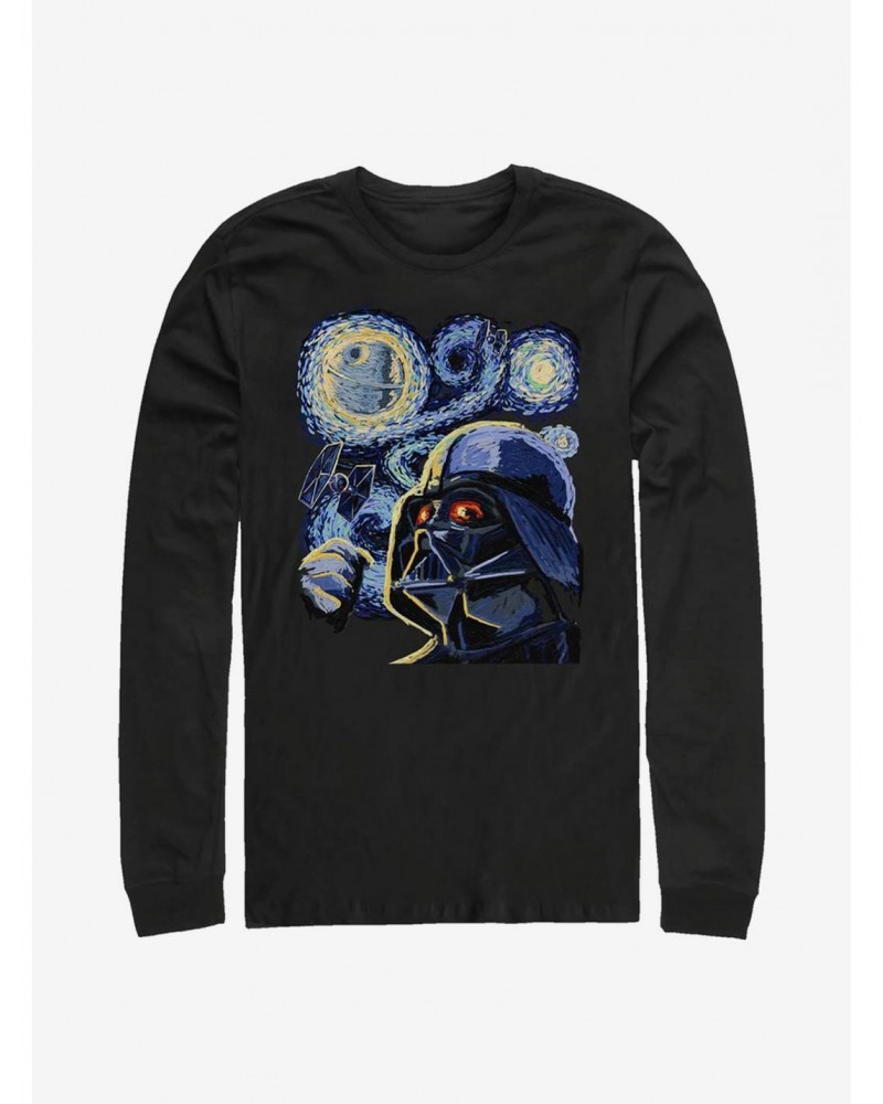 Star Wars Starry Vader Long-Sleeve T-Shirt $8.95 T-Shirts